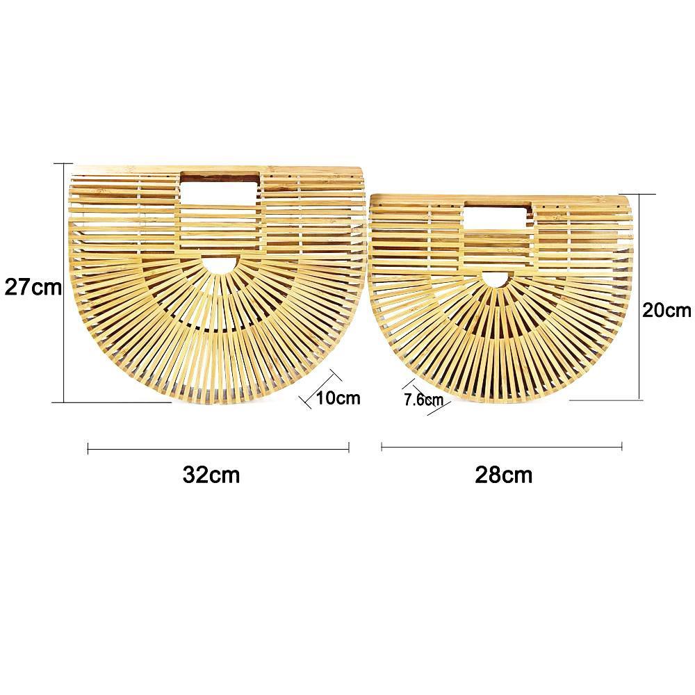 Norvo | Kvinners Håndveske Laget Av Naturlig Bambus