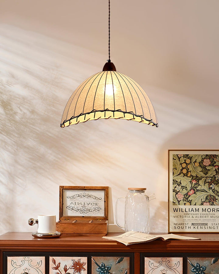 Skanto | Pendellampe med naturlige materialer og subtilt lys