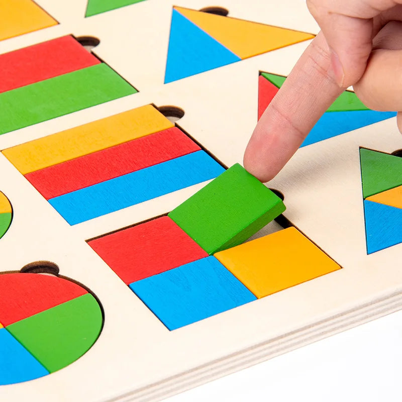 Skanto | Shape Explorer – Tre geometrisk puslespill for småbarn