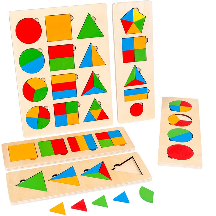 Skanto | Shape Explorer – Tre geometrisk puslespill for småbarn
