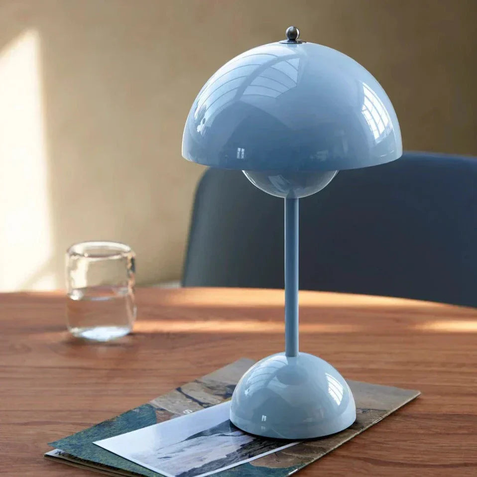 Skanto | SolarFlare LED-bordlampe – Dimmbar stemningslys for stue og soverom | Moderne og energibesparende