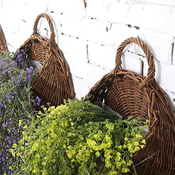 Vevd Hengepot Wicker Kurv | Skanto