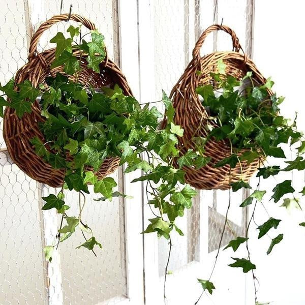 Vevd Hengepot Wicker Kurv | Skanto
