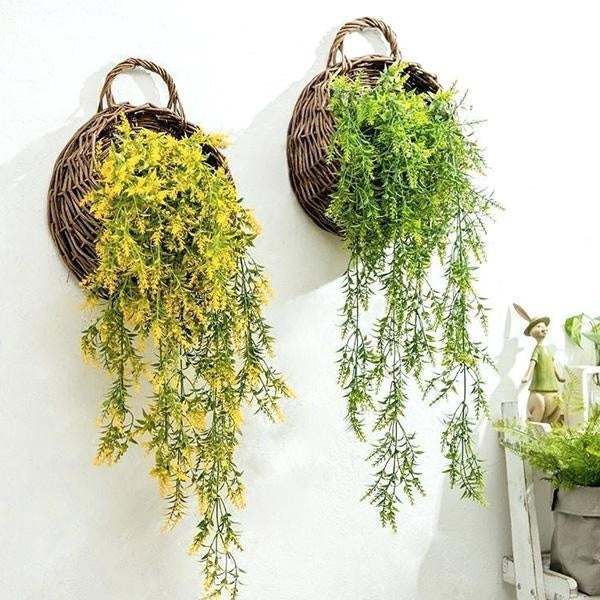 Vevd Hengepot Wicker Kurv | Skanto