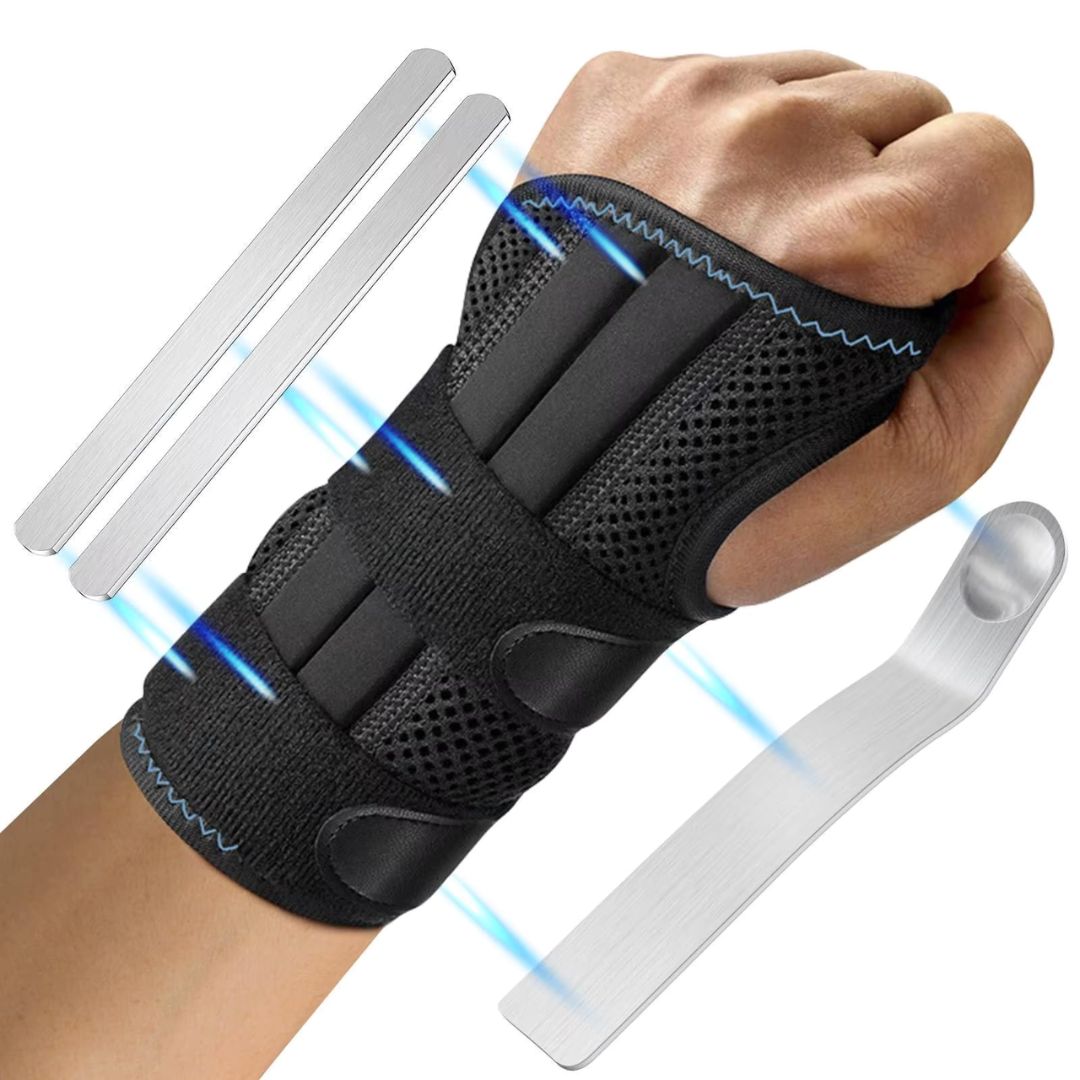 WristGuard Sikker Håndledd Bandasje | Skadegjenvinning - Karpaltunnelen - Artritt - Sport - Daglig Støtte Skanto