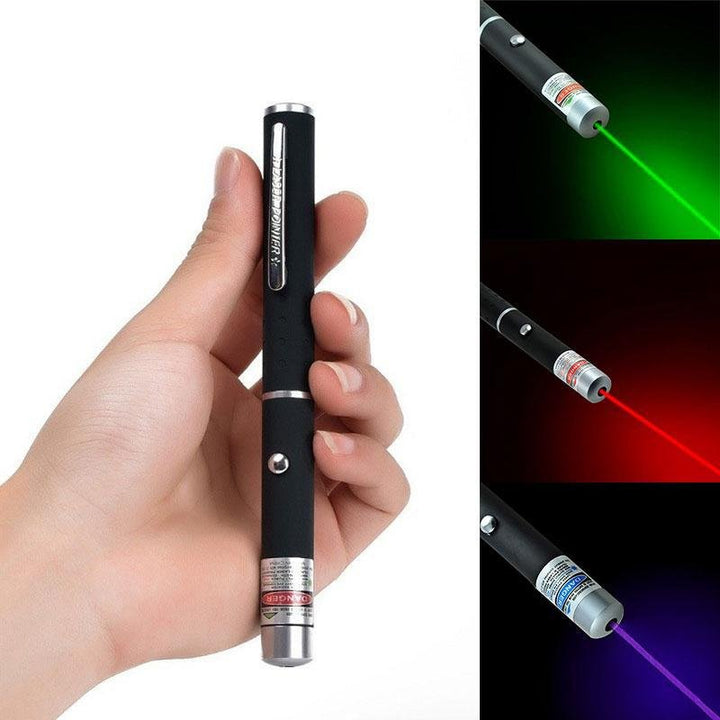 Skanto | Høy effekt laserpeker med flere farger – Rød, Grønn, Blå-Lilla