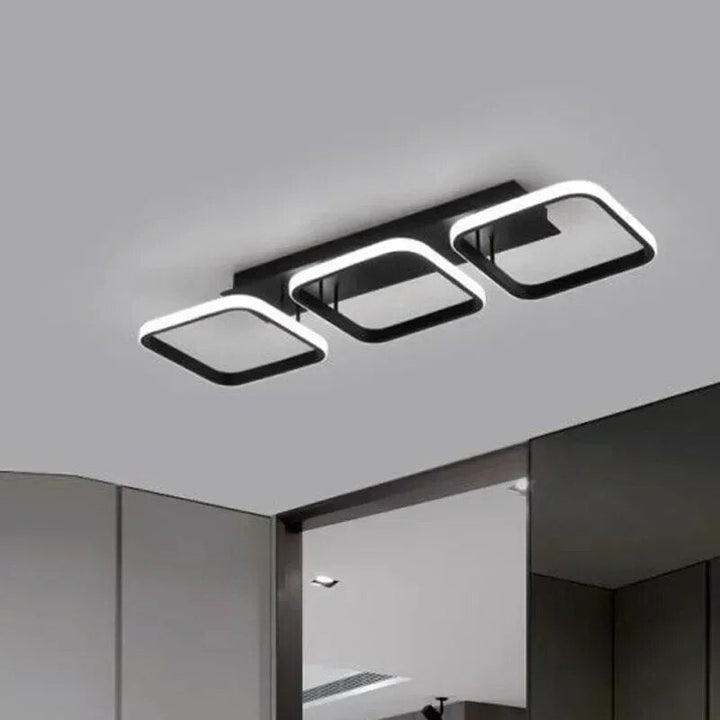 Moderne LED Ring Kroonlås – Minimalistisk Taklampe for Stue og Spiseområde | Skanto