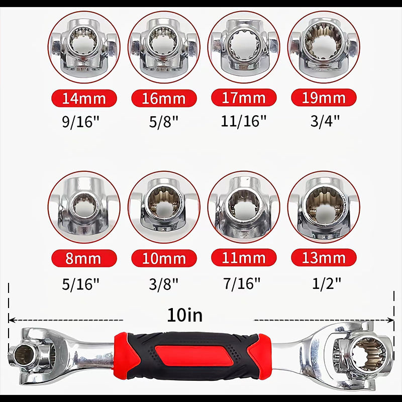 52 i 1 Universal Socket Spanner Wrench | Skanto