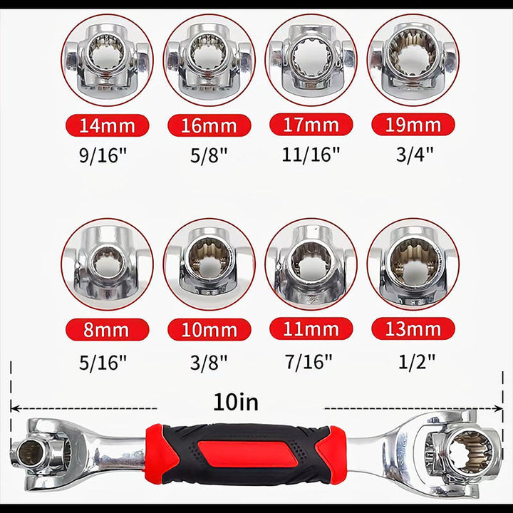 52 i 1 Universal Socket Spanner Wrench | Skanto