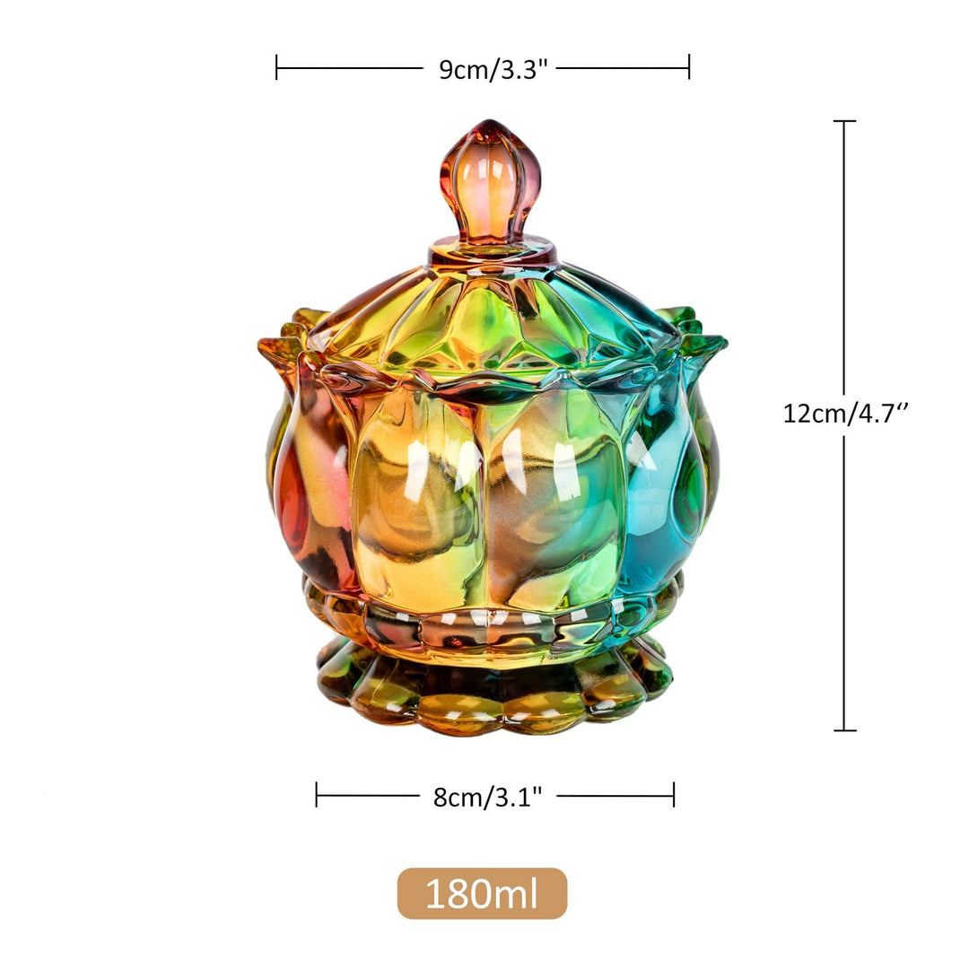 Skanto | Iridescent Sukkerbolle med Lokk