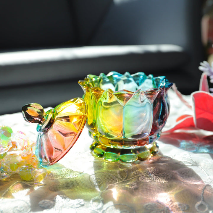 Skanto | Iridescent Sukkerbolle med Lokk