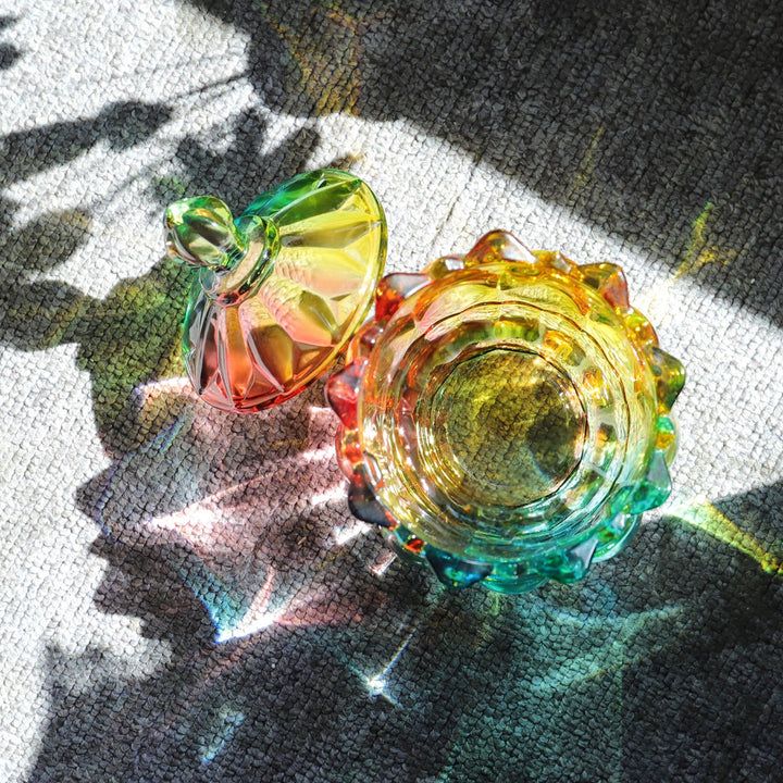 Skanto | Iridescent Sukkerbolle med Lokk