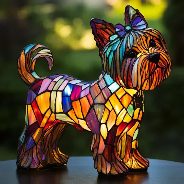 Skanto | Lumidog Håndlaget Lysende Hund Lampe – Ambient Belysning og Gave