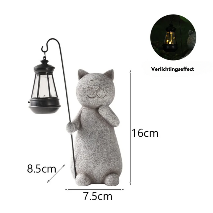 EnchantedKitty - Elegant dekorativ katt for utendørsområde Skanto