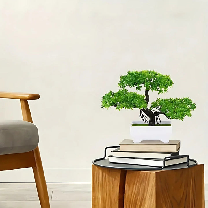 Yuriko Mini-Kunstbonsai-Baum Schreibtischdeko