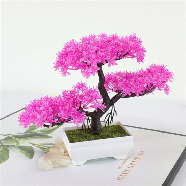Yuriko Mini-Kunstbonsai-Baum Schreibtischdeko