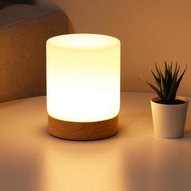 Skanto | Minimalistisk bordlampe med berøringsfunksjon og 360° belysning