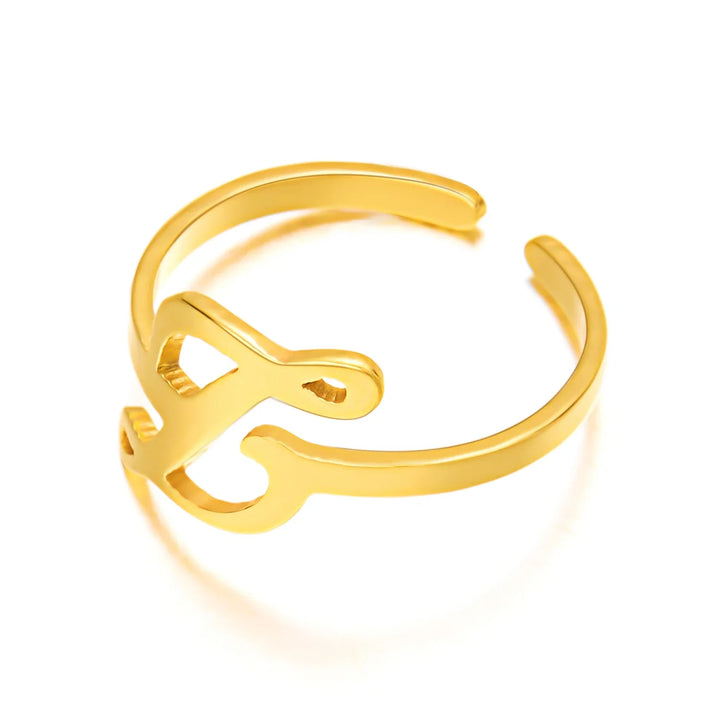 Skanto | Justerbar Kursiv Skrivebokstav Ring