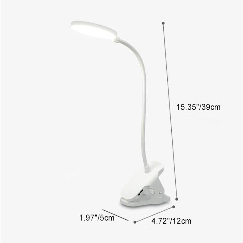 Skanto | Enkel LED-klips skrivebordslampe oppladbar øyebeskyttelse nattlys