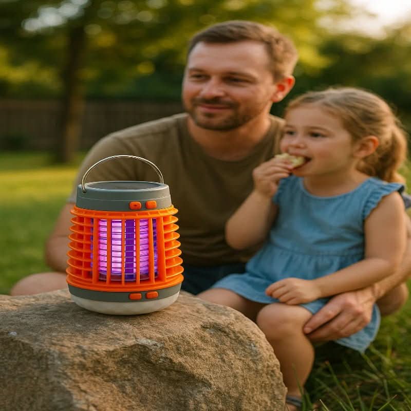 Skanto | 2-i-1 Solar Myggjagerlampe & Utendørs Lantern