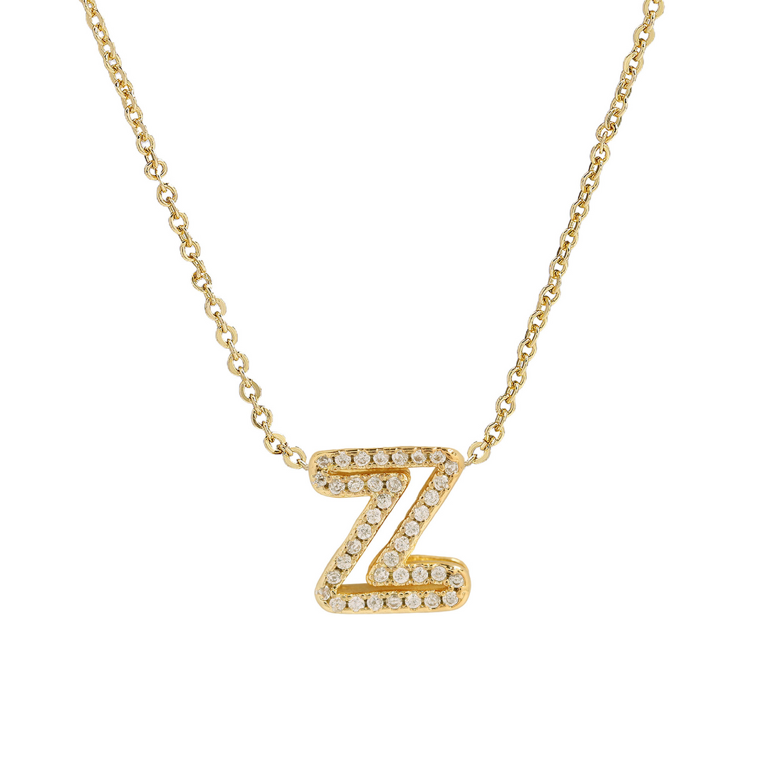 Skanto | Blændende Diamant Initial Halskjede