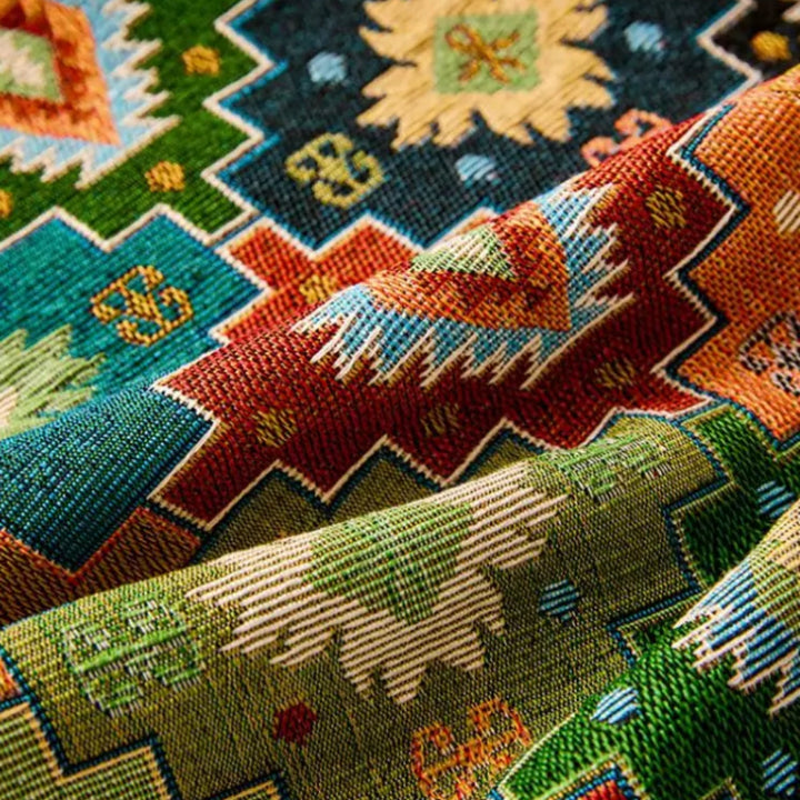 Skanto | Zahara Geometrisk Tribal Kilim Sofatrekk