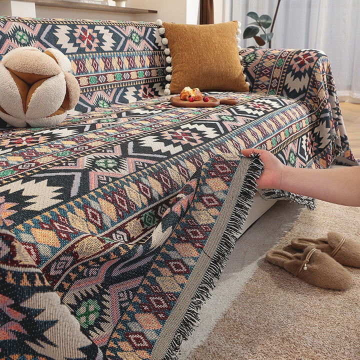 Skanto | Zarela Boho Chenille Sofa Cover