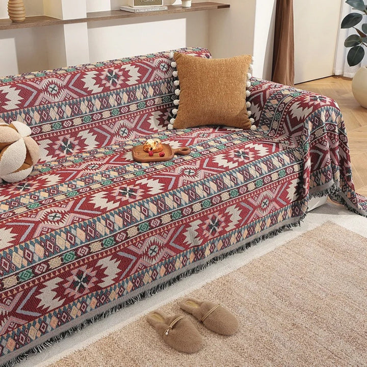 Skanto | Zarela Boho Chenille Sofa Cover