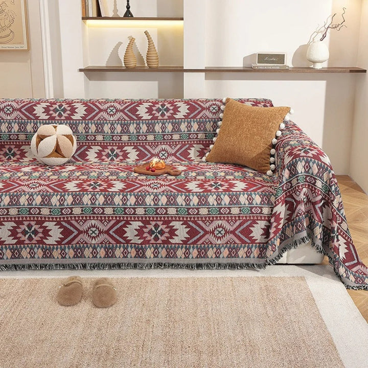 Skanto | Zarela Boho Chenille Sofa Cover