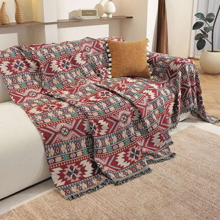 Skanto | Zarela Boho Chenille Sofa Cover