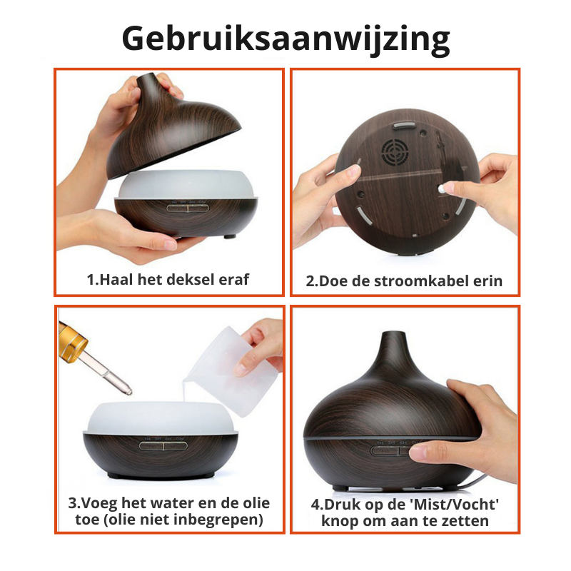 Skanto | ZenMist Diffuser | Slapp av i sinn og kropp med den beroligende duften av aromaterapi!