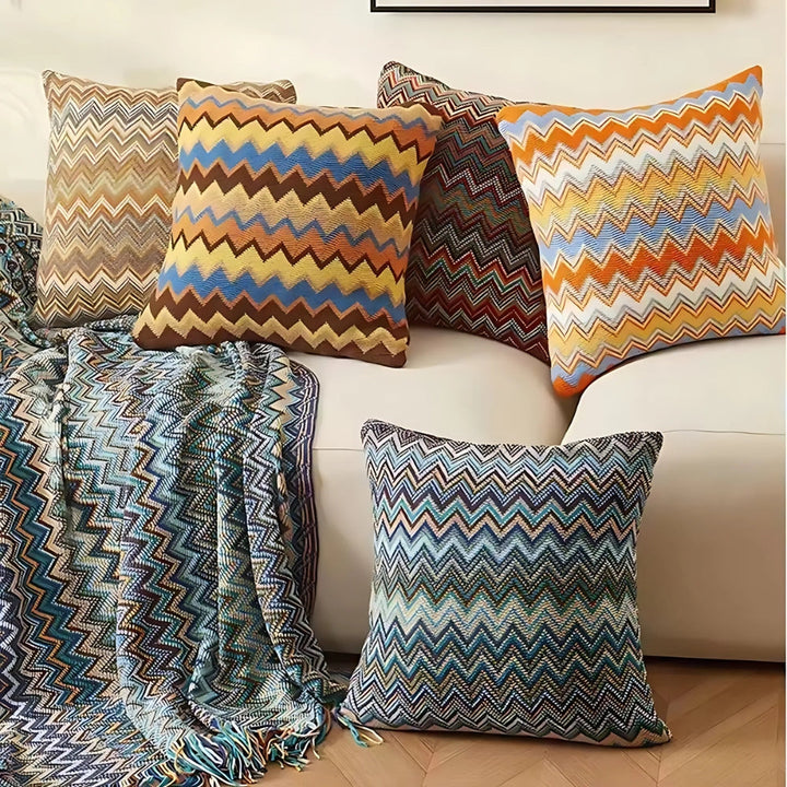 Skanto | Zigzag Strikk Boho Kastepute Deksel