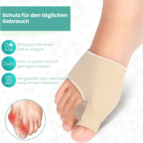 Skanto | Hallux Valgus korrektor for tenåringer | Smertefri & diskret bærbar
