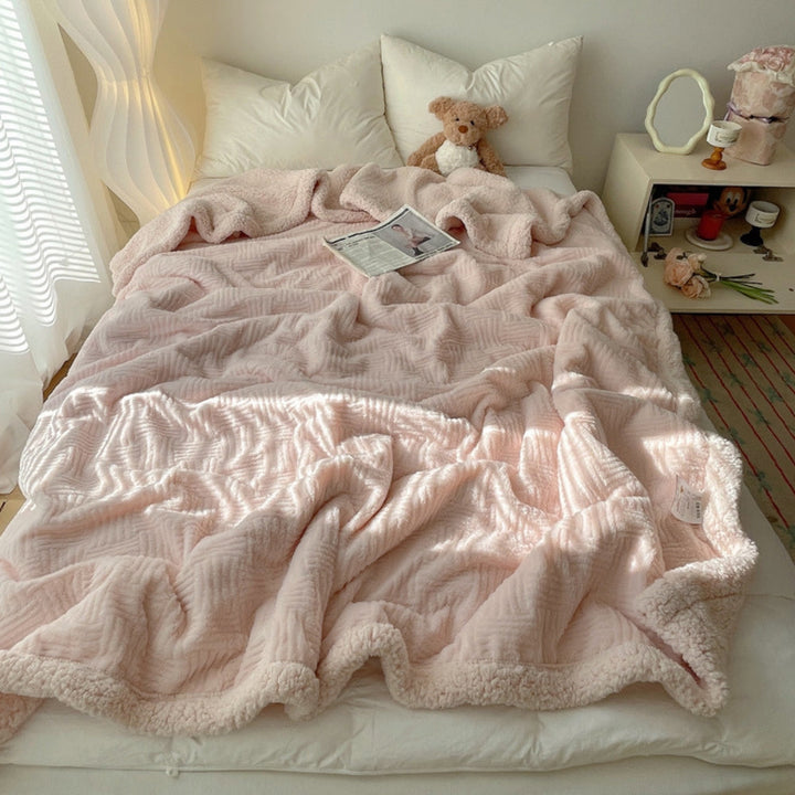 Skanto | Seraphina Myk Jacquard Kanin Plysj Teppe