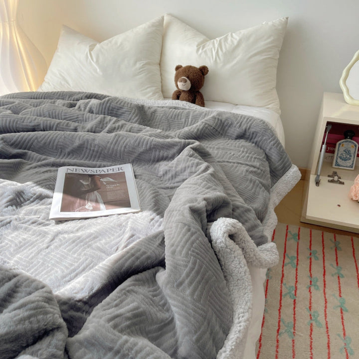 Skanto | Seraphina Myk Jacquard Kanin Plysj Teppe