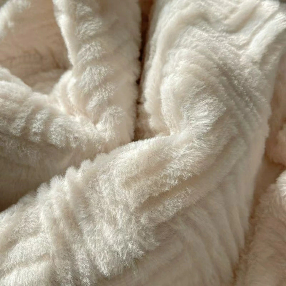 Skanto | Seraphina Myk Jacquard Kanin Plysj Teppe