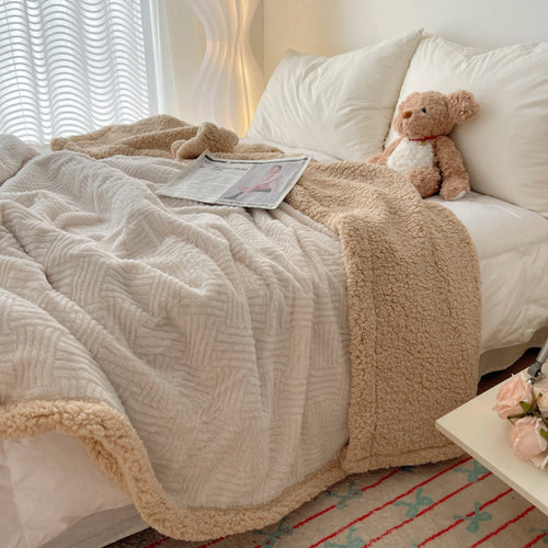 Skanto | Seraphina Myk Jacquard Kanin Plysj Teppe