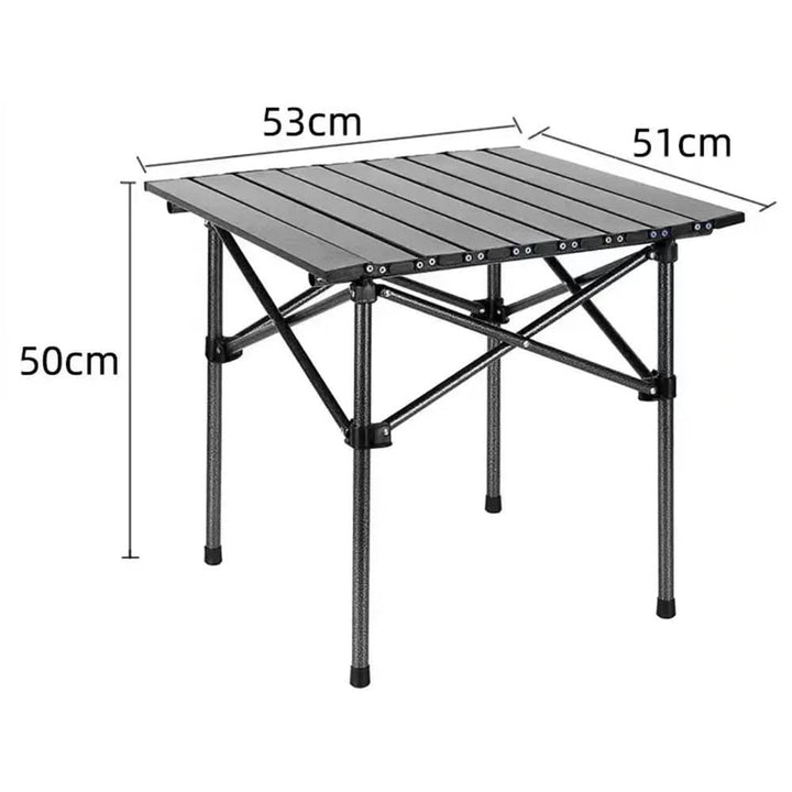 Skanto | Sammenleggbart campingbord med X-ramme og varmeresistent overflate