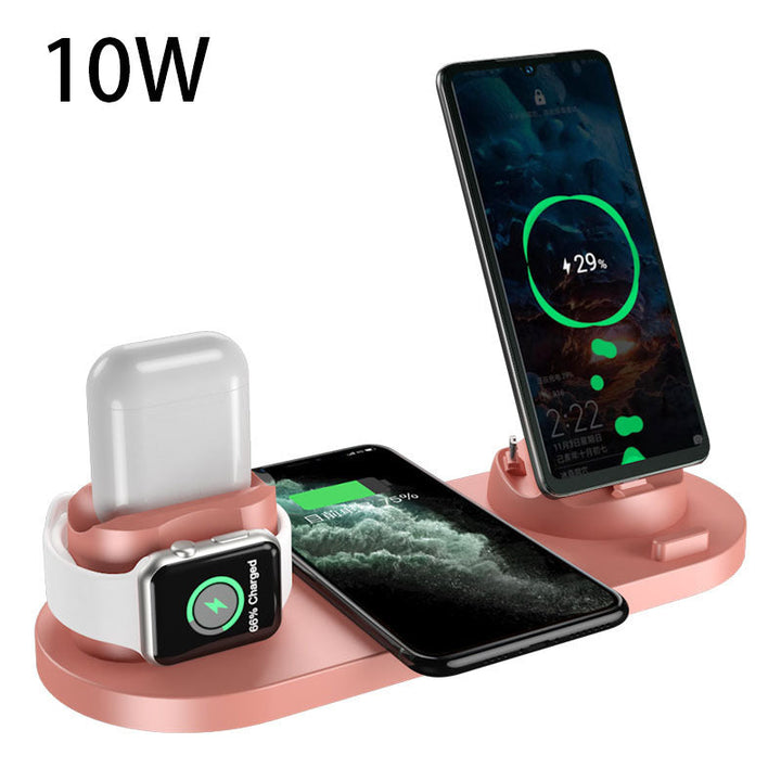 6-i-1 Hurtigladestasjon for iPhone og Uhr | Skanto