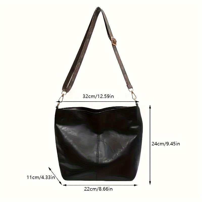 Skanto | CityPure PU Messengerbag – Hvit Urban Skulderveske med Glidelås