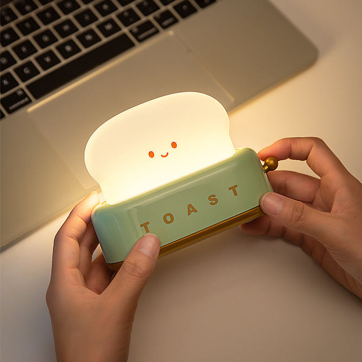 USB-lading LED-brød nattelys med dimmefunksjon og timer | Skanto