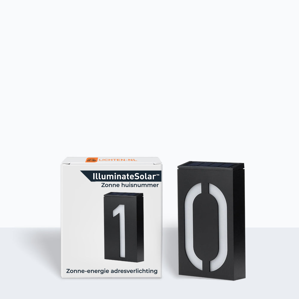 Skanto | Lysende Husnummer på Solenergi - SolarSign