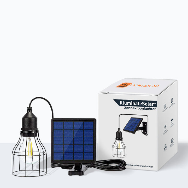 LuxeLicht Solcellelampe - Bærekraftig og energieffektiv utendørslys Skanto