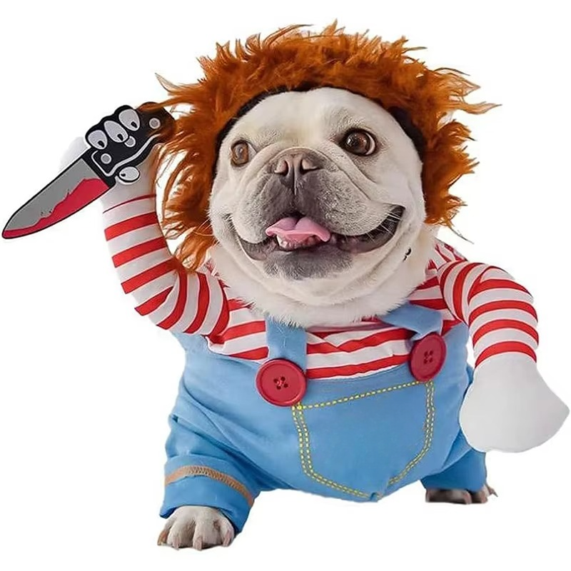 Skanto | Chucky-inspired pet costume for dogs and cats