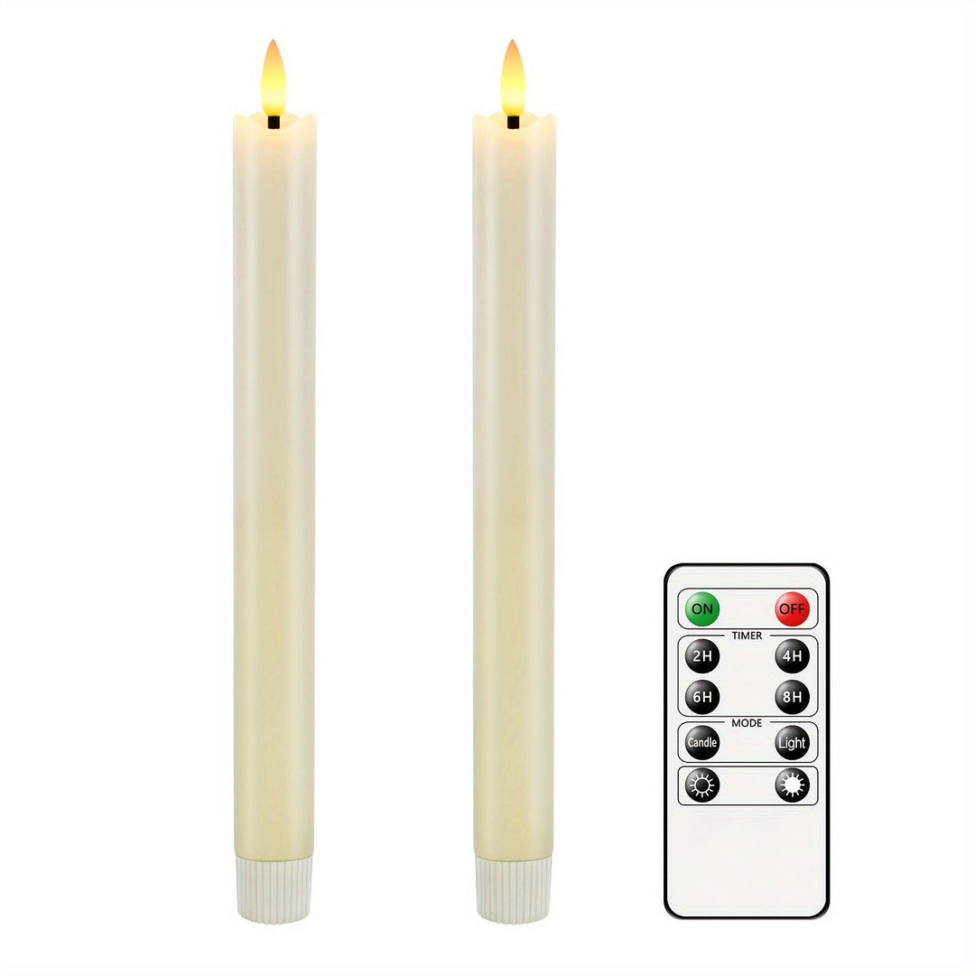 Eebuss Flameless Cone Candles – Realistisk LED Effekt Skanto
