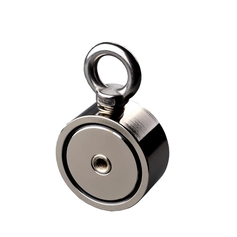 Skanto | Dual Strength Fishing Magnet Kit - N52 Neodymium 80/120KG Kraft med 10m Tau