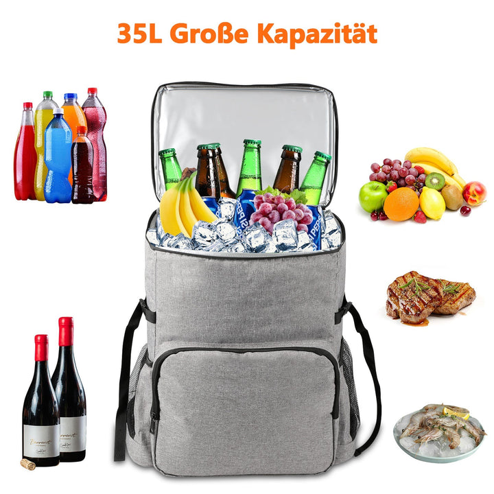 Kühl ryggsekk Thermo ryggsekk 35L med piknikmatte | Skanto