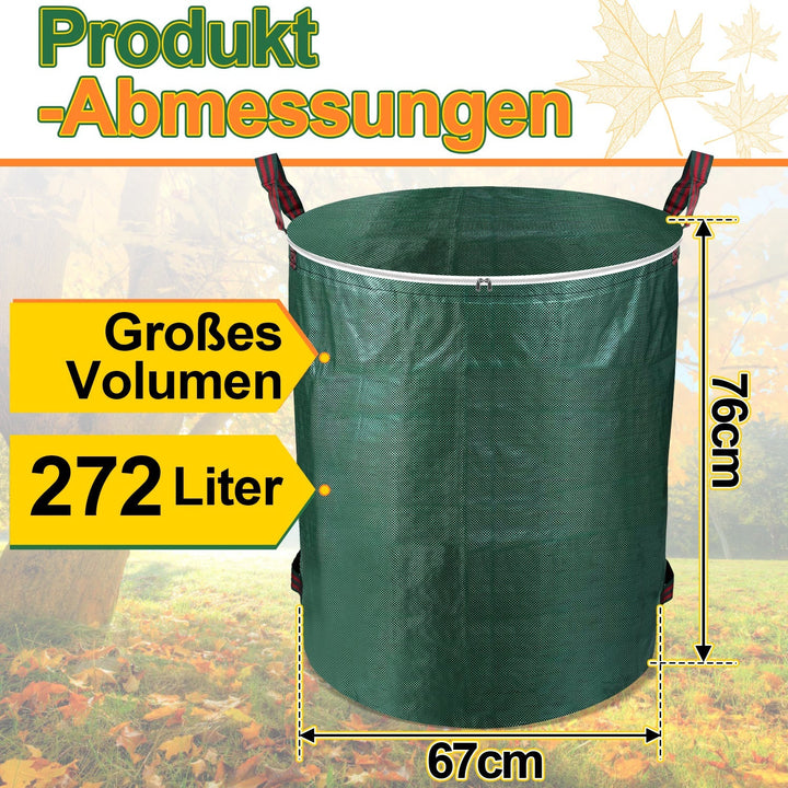 Hageavfallssekk hagesekk 272L med lokk | Skanto