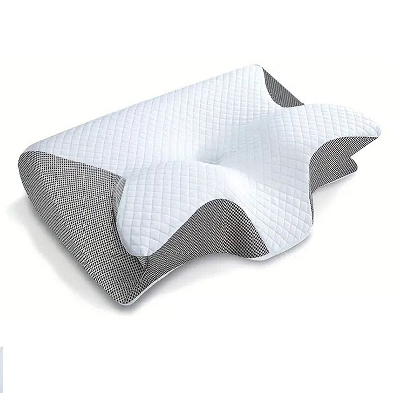 SleepEase Butterfly Minne Skumpute – Ergonomisk Støtte for Side- og Ryggsovere Skanto