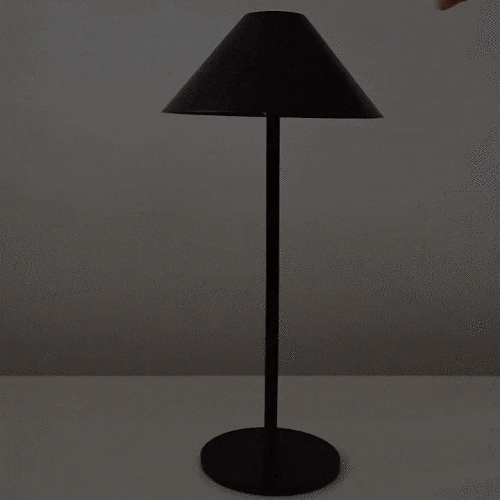 Skanto | Minimalistisk dimbar Touch bordlampe - vanntett og oppladbar lys Farge